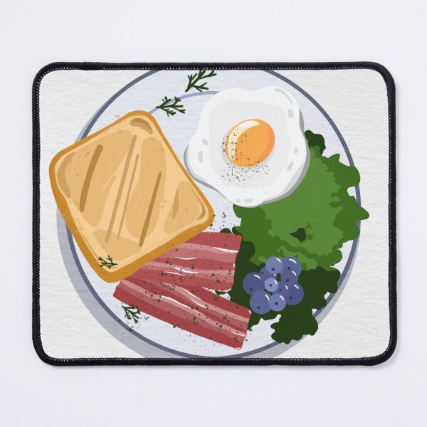 Item preview, Breakfast menu illustration Healthy breakfast food. designed and sold by Gtstwentyoneart.