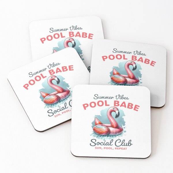 Item preview, Flamingo Swimming Ring | Pool Babe Aesthetic Summer Fun designed and sold by Colorful-Garden.
