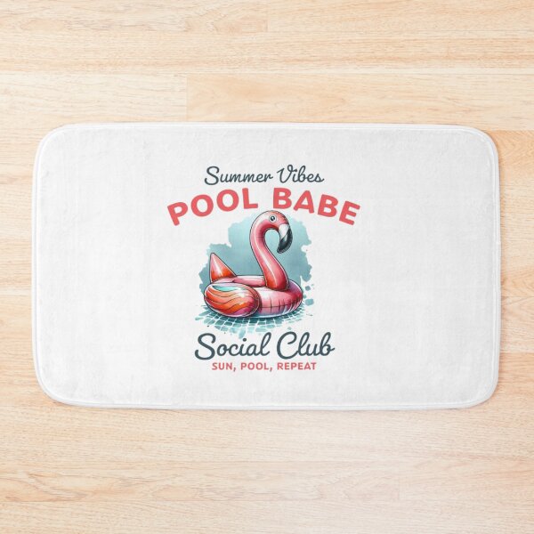 Item preview, Flamingo Swimming Ring | Pool Babe Aesthetic Summer Fun designed and sold by Colorful-Garden.