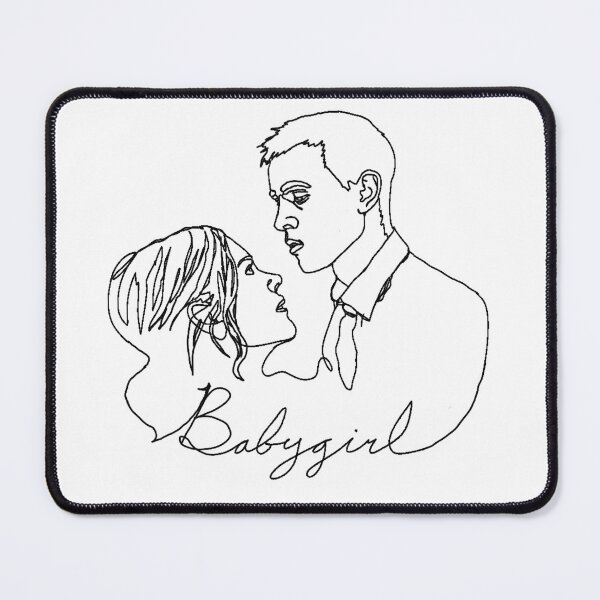 Item preview, Babygirl line art with title designed and sold by flwrgrl12.