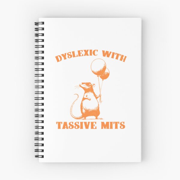 Item preview, Dyslexic With Massive Mitts Design – Funny Typographic Humor designed and sold by Colorful-Garden.