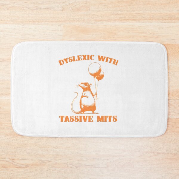 Item preview, Dyslexic With Massive Mitts Design – Funny Typographic Humor designed and sold by Colorful-Garden.