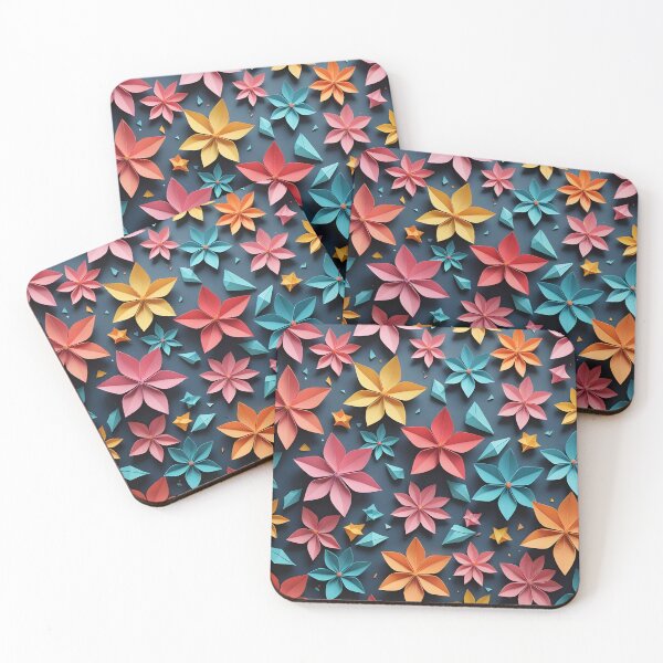 Item preview, Origami Art - Blooming Brilliance: A Celebration of Colourful Flowers designed and sold by ArtfulFolds.