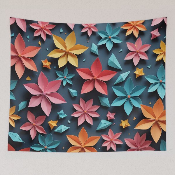 Item preview, Origami Art - Blooming Brilliance: A Celebration of Colourful Flowers designed and sold by ArtfulFolds.