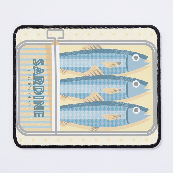 Item preview, Retro Tinned Sardines designed and sold by Mintpoptrend.
