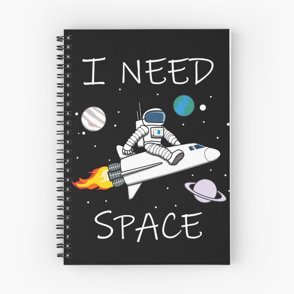 Item preview, I Need Space Funny Astronaut Design designed and sold by Jaudaux Designs.