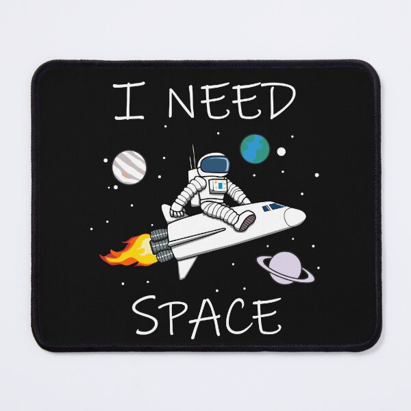 Item preview, I Need Space Funny Astronaut Design designed and sold by Jaudaux Designs.