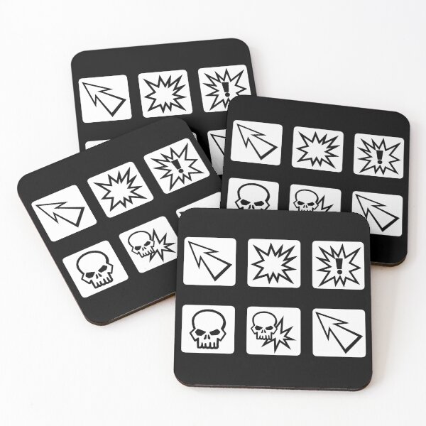 Item preview, Classic Block Dice designed and sold by SideQuest - Scribbled Chaos!.