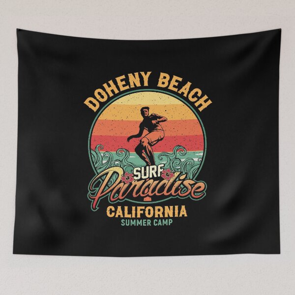 Item preview, Doheny Beach Surf Paradise Dana Point Orange County California designed and sold by eclecTEEq.