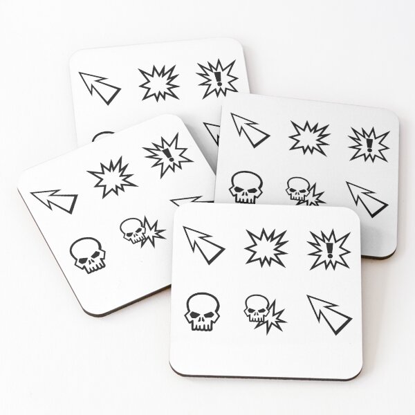 Item preview, Classic Block Dice designed and sold by SideQuest - Scribbled Chaos!.