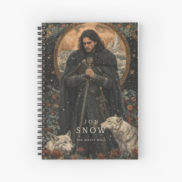 Item preview, Jon Snow Illustration "The White Wolf" - The White Wolf  designed and sold by Studio RTN.