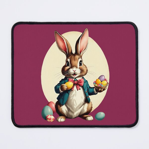 Item preview, Easter Bunny with Easter Eggs | Gift for Easter designed and sold by UnhingedBird.