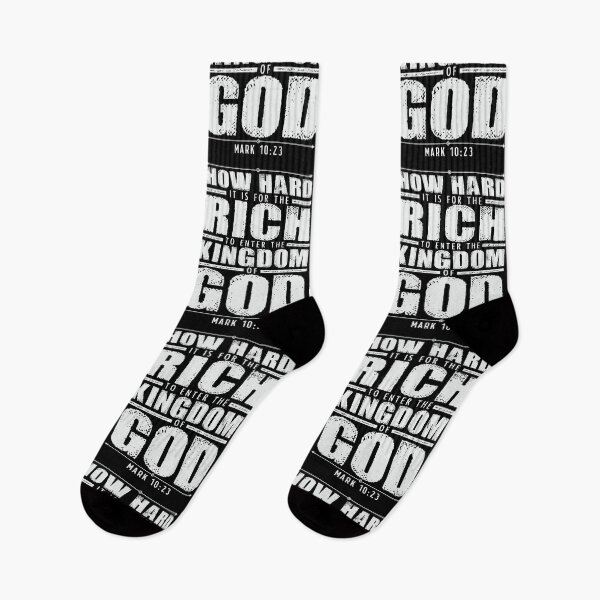 Item preview, Mark 10:23 How Hard It Is For The Rich To Enter The Kingdom Of God designed and sold by plushism.