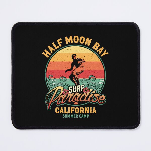 Item preview, Half Moon Bay Surf Paradise San Mateo County California designed and sold by eclecTEEq.