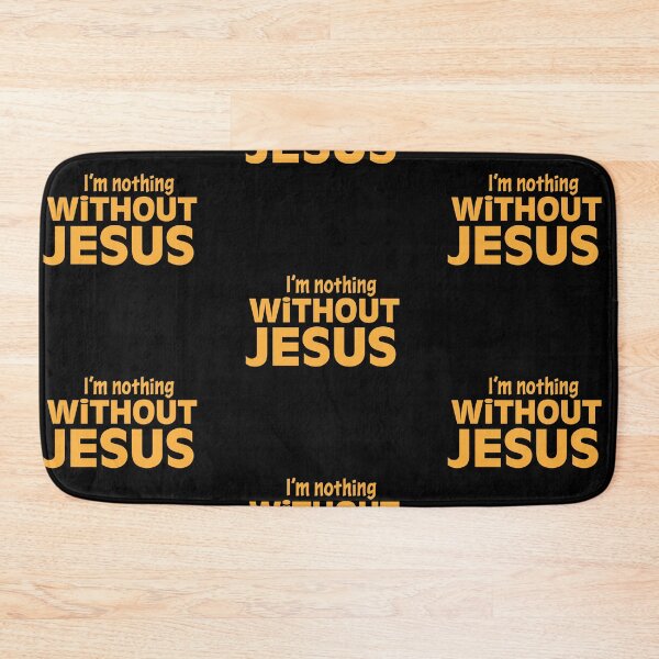 Item preview, I Am Nothing Without Jesus - Bible Verse  designed and sold by CrossCrafted.