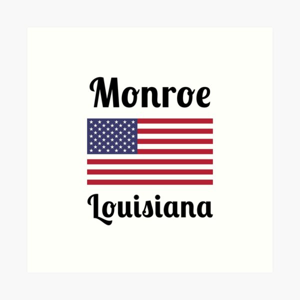 Item preview, Monroe Louisiana - Stylish Prints, designed and sold by Fleetwood1994.