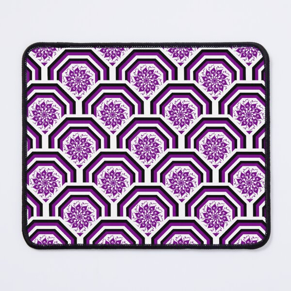 Item preview, Enigmatic Purple Octagonal Floral Pattern designed and sold by Kittaya  Saemee.