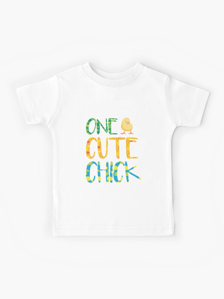 One Cute Chick Easter Design For Women And Girls Kids T Shirt By Allstarmerch Redbubble