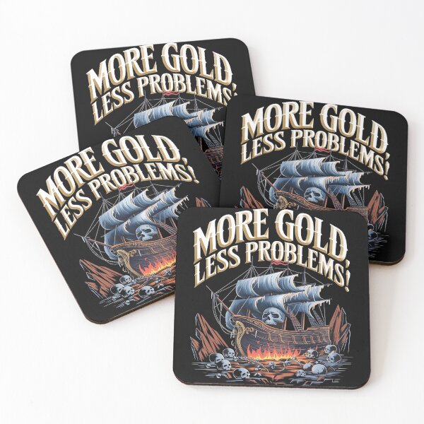 Item preview, More gold less problems - Pirate trading - A pirates life chose me - Always be a pirate - Pirates bay - Caribbean adventure - Pirates problems designed and sold by JansenGS.