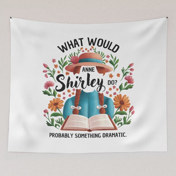 Item preview, Anne of Green Gables: What Would Anne Shirley Do? (White Version) designed and sold by LitLadiesClub.