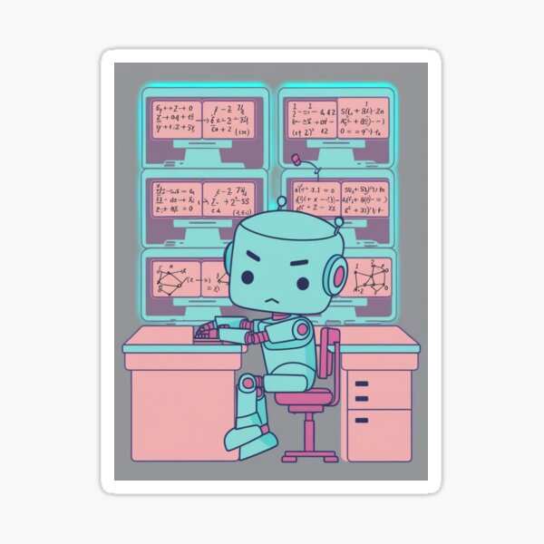 Item preview, Robot working on algorithms designed and sold by StormArte.