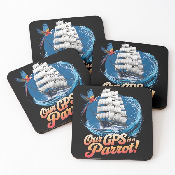 Item preview, Our GPS is a parrot - Pirate trading - A pirates life chose me - Always be a pirate - Pirates bay - Caribbean adventure - Pirates problems designed and sold by JansenGS.
