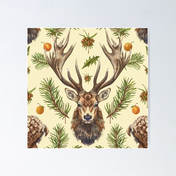 Item preview, Deer designed and sold by FineArtsPro.
