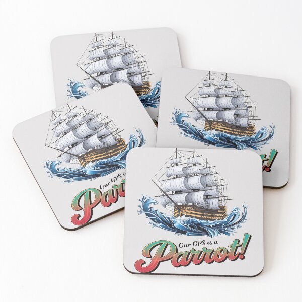 Item preview, Our GPS is a parrot - Pirate trading - A pirates life chose me - Always be a pirate - Pirates bay - Caribbean adventure - Pirates problems designed and sold by JansenGS.