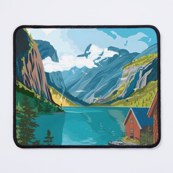 Item preview, Vintage Norway Fjords  designed and sold by Zibis09.