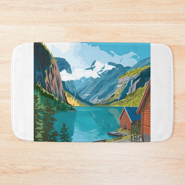 Item preview, Vintage Norway Fjords  designed and sold by Zibis09.