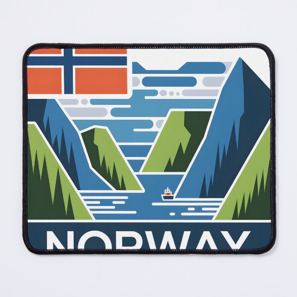Item preview, Vintage Norway Fjords Famous designed and sold by Zibis09.