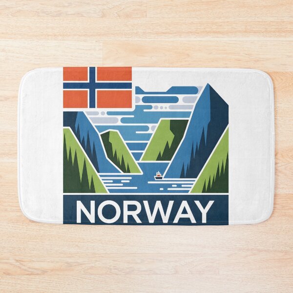 Item preview, Vintage Norway Fjords Famous designed and sold by Zibis09.