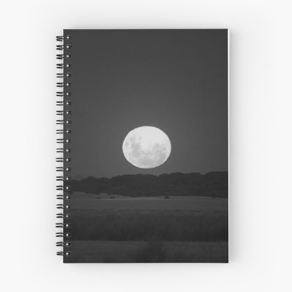 Item preview, Luna llena saliendo en blanco y negro. designed and sold by Kate4721.