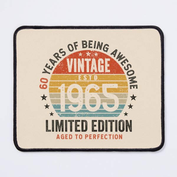 Item preview, 60th Birthday Awesome 60 Years Vintage Since 1965 designed and sold by eclecTEEq.