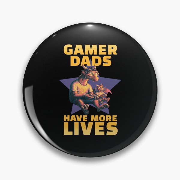 Item preview, Gamer Dads Have More Lives designed and sold by AnAzArt.