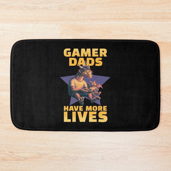 Item preview, Gamer Dads Have More Lives designed and sold by AnAzArt.