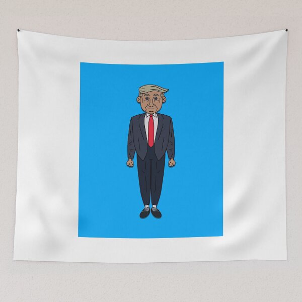 Artikelvorschau, Donald Trump-Cartoon-Stil entworfen und verkauft von bluegoatcartoon.