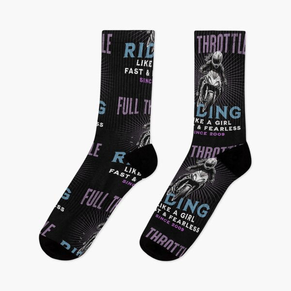Item preview, Full Throttle - Riding Like a Girl Since 2009 designed and sold by LegendaryDesigns.