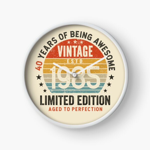 Item preview, 40th Birthday Awesome 40 Years Vintage Since 1985 designed and sold by eclecTEEq.