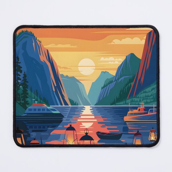 Item preview, Vintage Norway Fjords Famous designed and sold by Zibis09.