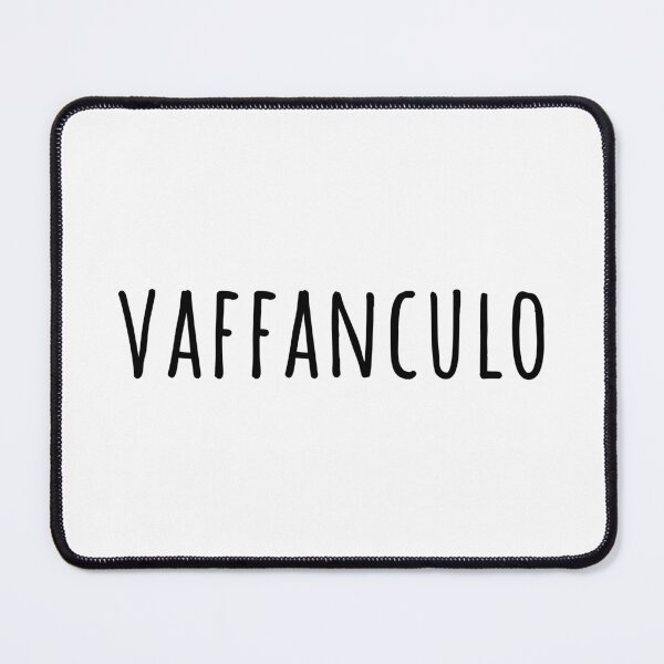 Item preview, Narrow Vaffanculo capital text Italian word designed and sold by EmeraldeaArt.