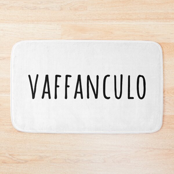 Item preview, Narrow Vaffanculo capital text Italian word designed and sold by EmeraldeaArt.