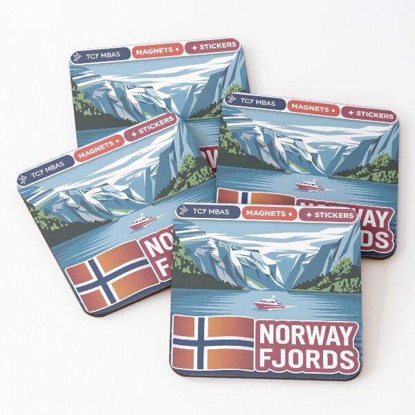 Item preview, Vintage Norway Fjords Famous designed and sold by Zibis09.