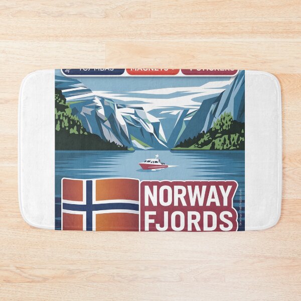 Item preview, Vintage Norway Fjords Famous designed and sold by Zibis09.