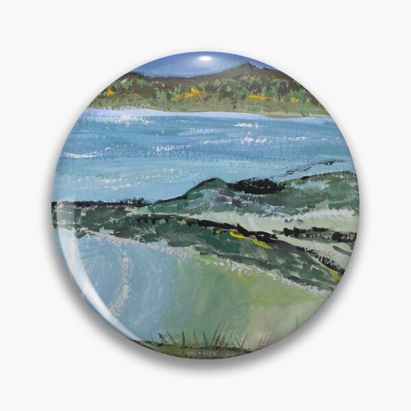 Item preview, Coastal Walk - View of Beach Sea and Estuary designed and sold by GraceArtMusic.