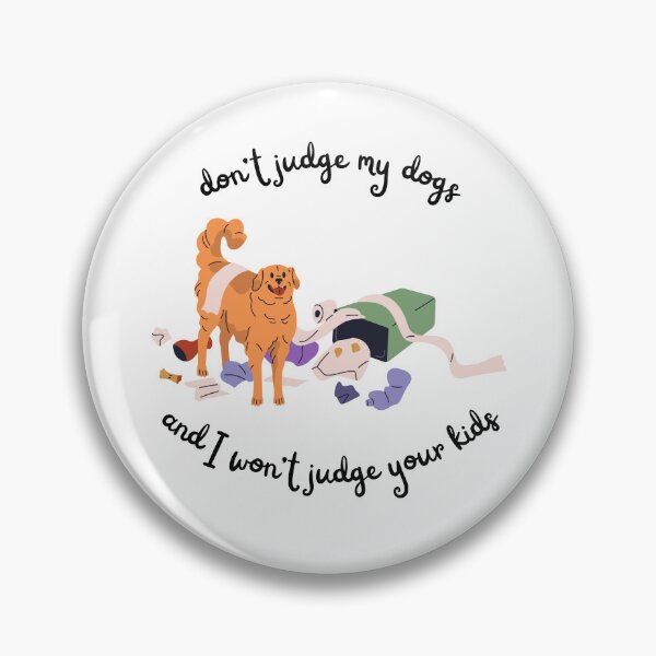 Item preview, Don't Judge My Dogs designed and sold by sr-creates.