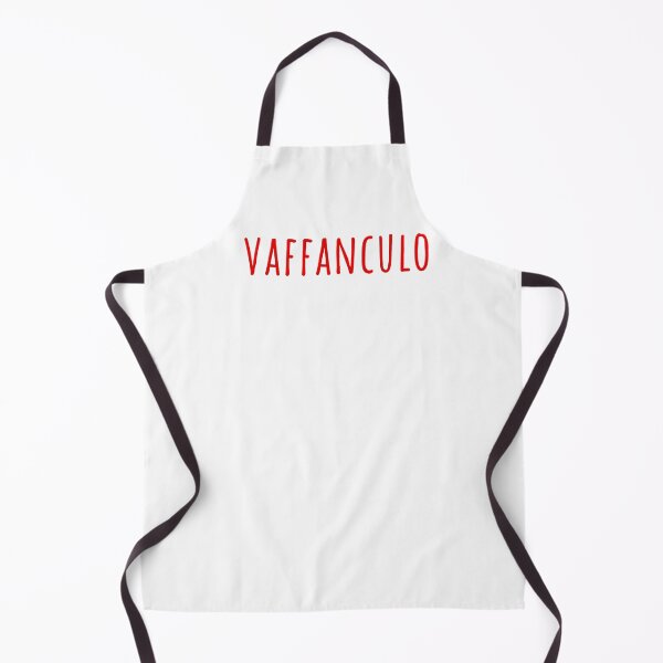 Item preview, Narrow Vaffanculo capital red text Italian word designed and sold by EmeraldeaArt.