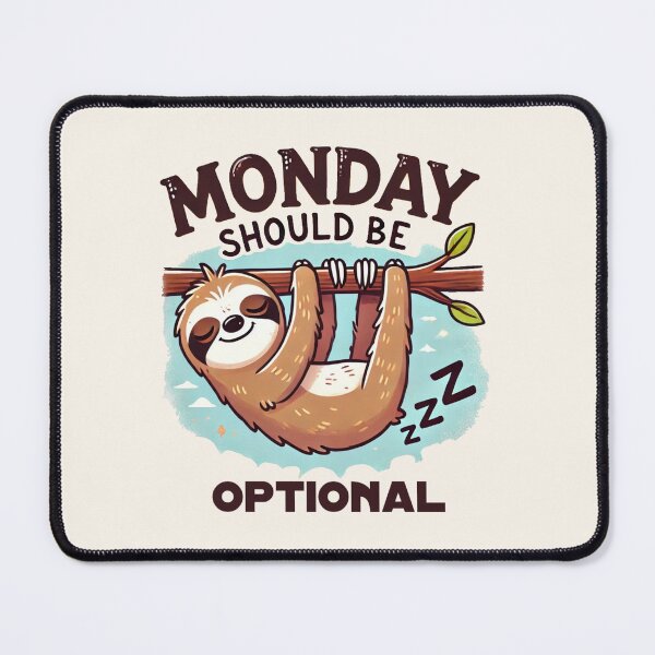 Item preview, Monday Should Be Optional designed and sold by Anupios.