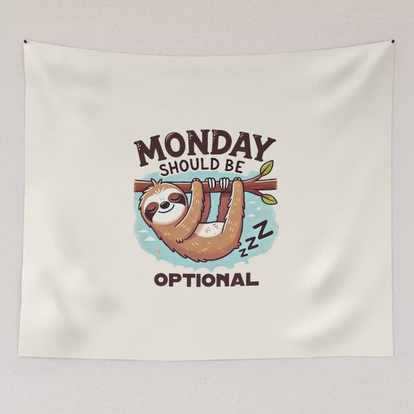 Item preview, Monday Should Be Optional designed and sold by Anupios.