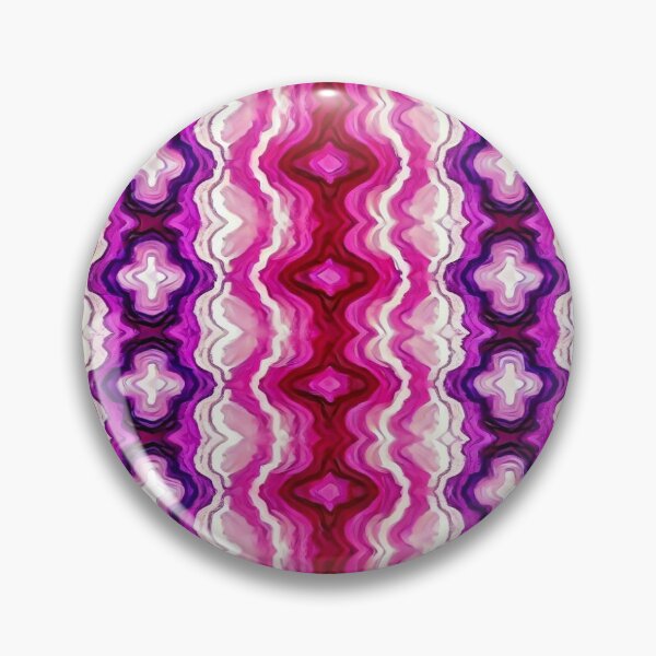 Item preview, Vibrant Abstract Geometric Stripes - Pink, Red & Purple Symmetrical Pattern designed and sold by LDArtWork.